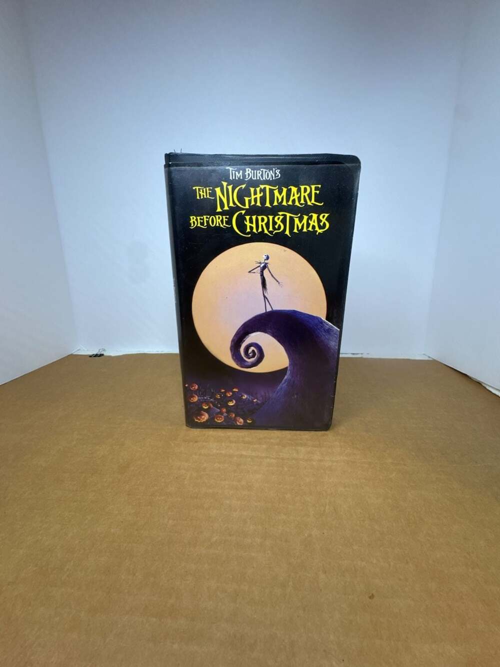 The Nightmare Before Christmas VHS Tape with Clamshell Case